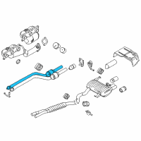 OEM 2008 BMW 328i Catalytic Converter Diagram - 18-30-7-547-840