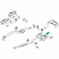 OEM 2006 BMW 330xi Tailpipe Trim Alu-Look Diagram - 18-30-7-553-644