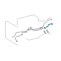 OEM Lexus LS460 Hose, Transmission Oil Cooler, NO.2 Diagram - 32943-50020