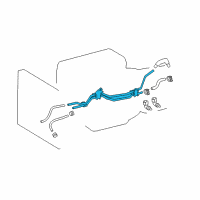 OEM Lexus LS460 Tube Sub-Assy, Oil Cooler W/O Hose, NO.1 Diagram - 32907-50060