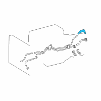 OEM Lexus LS460 Hose, Transmission Oil Cooler Diagram - 32943-30150
