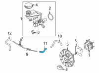 OEM Nissan Sentra Hose-Brake Booster Diagram - 47472-6LB0A