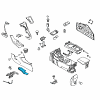 OEM Ford Park Brake Cover Diagram - CV6Z-2404-CA