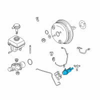 OEM BMW X3 Vacuum Pump Diagram - 34-33-6-860-881