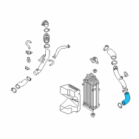 OEM 2016 Kia Optima Hose-INTERCOOLER Outlet Diagram - 282862GTA0