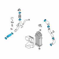 OEM 2019 Hyundai Sonata Hose-INTERCOOLER Inlet B Diagram - 28283-2GTA0