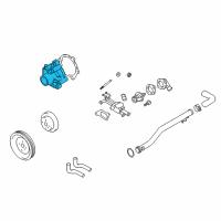 OEM Kia Sportage Pump Assembly-Water Diagram - 2510023022