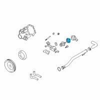 OEM Kia Soul Gasket-WITH/INLET Fitting Diagram - 2563323010