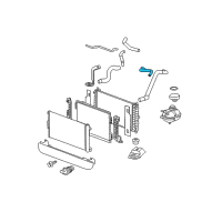 OEM Saturn Ion Auxiliary Water Pump Inlet Hose Diagram - 22731577