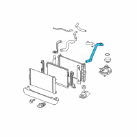 OEM Chevrolet Cobalt Radiator Outlet Hose (Lower) Diagram - 22731596