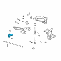 OEM Dodge Dakota Bracket-TORSION Bar Diagram - 52113061AC