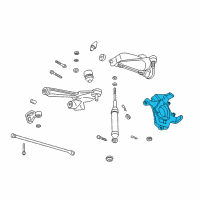 OEM 1998 Dodge Durango Knuckle Diagram - 52039451AB