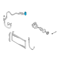 OEM 2010 Kia Optima Expansion Valve Assembly Diagram - 976262G100