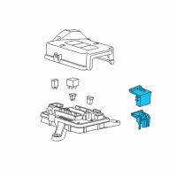 OEM 2021 Chevrolet Camaro Junction Block Diagram - 84081785