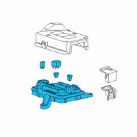 OEM 2020 Chevrolet Camaro Fuse & Relay Box Diagram - 84524523