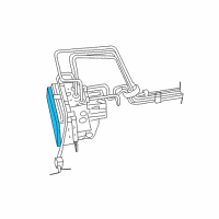 OEM 2007 Dodge Caliber Anti-Lock Brake System Module Diagram - 5179856AA