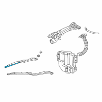 OEM 2000 Dodge Intrepid Refill-WIPER Blade Diagram - 5011209AA