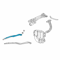 OEM 2000 Dodge Intrepid Blade-WIPER Diagram - 5011206AC