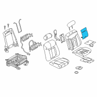 OEM 2011 Ford F-150 Seat Back Heater Diagram - 9L3Z-14D696-A