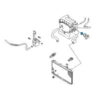 OEM Kia Sephia Thermostat Diagram - KHE4115171