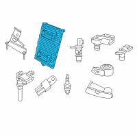 OEM Chrysler 300 Engine Controller Module Diagram - RL150696AC