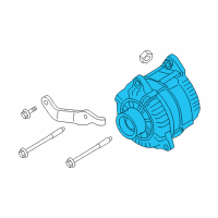 OEM Infiniti QX56 Alternator Assembly Diagram - 23100-ZH00D