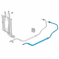 OEM BMW Oil Cooling Pipe Outlet Diagram - 17-22-1-433-003