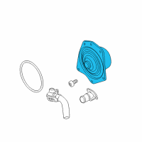 OEM Chrysler 300 Water Pump Diagram - 4892425AA