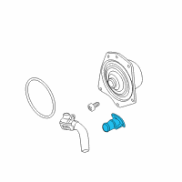 OEM Dodge Charger Housing-THERMOSTAT Diagram - 4792916AE