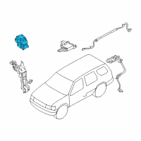 OEM 2002 Infiniti QX4 Actuator Assy-Anti Skid Diagram - 47660-5W667