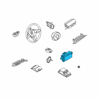 OEM 2005 BMW Z4 Sensor, Front Left Door Diagram - 65-77-6-961-410