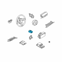 OEM BMW Z4 Control Electronics, Seat Occupancy Diagram - 65-77-6-927-500