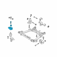OEM 2012 Kia Sedona Engine Mounting Support Bracket Diagram - 218204D501