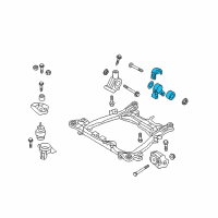 OEM 2012 Kia Sedona Roll Stopper Bracket Assembly Diagram - 219304D150