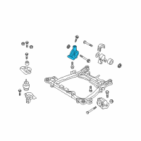 OEM 2008 Kia Sedona Roll Stopper Bracket Assembly Diagram - 219104D150