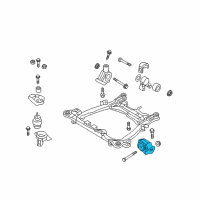 OEM 2010 Kia Sedona Bracket-Transmission Mounting Diagram - 218304D500