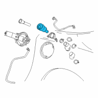 OEM 2014 Chevrolet Corvette Filler Pipe Diagram - 23456468