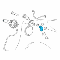 OEM Chevrolet Corvette Filler Hose Diagram - 23158321