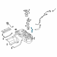 OEM Hyundai Tucson Fuel Pump Sender Assembly Diagram - 94460-D3500