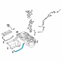 OEM 2021 Hyundai Tucson Band Assembly-Fuel Tank LH Diagram - 31210-D3010