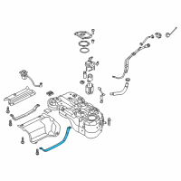 OEM 2017 Hyundai Tucson Band Assembly-Fuel Tank LH Diagram - 31210-D3010