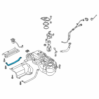OEM 2016 Hyundai Tucson Band Assembly-Fuel Tank RH Diagram - 31211-D3010