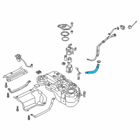 OEM Kia Sportage Hose-Fuel Filler Diagram - 31036D3500