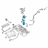 OEM Kia Fuel Pump Assembly Diagram - 31120D3500
