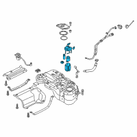 OEM 2021 Kia Sportage Fuel Pump Assembly Diagram - 31120D3500