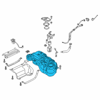 OEM 2020 Hyundai Tucson Tank Assembly-Fuel Diagram - 31150-D3500