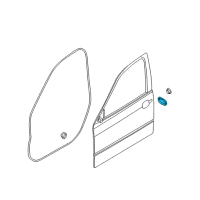 OEM BMW 318i Blind Plug Diagram - 51-21-1-975-404