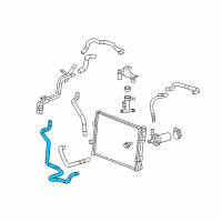 OEM 2013 Cadillac CTS Hose Diagram - 25888142