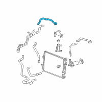 OEM 2015 Cadillac CTS Hose Diagram - 25888140