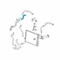 OEM 2010 Cadillac CTS Hose Diagram - 25888139